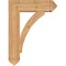 Ekena Millwork Thorton Arts & Crafts Smooth Bracket, Western Red Cedar, 5 1/2"W x 24"D x 32"H BKT06X24X32THR03SWR - alternate 2